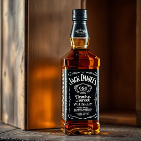 jack daniels whiskey bottle