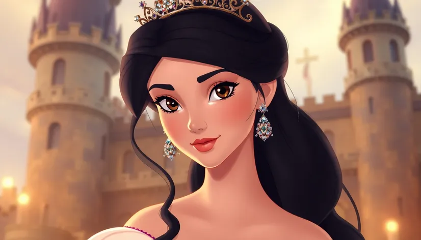 disney princess with dark