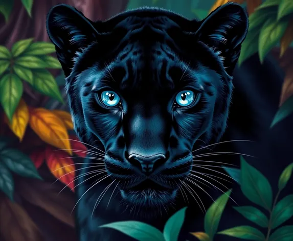 blue eyed black panther