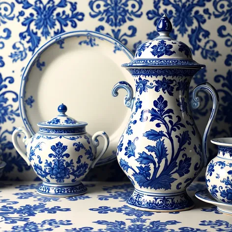 dutch delft blue pottery