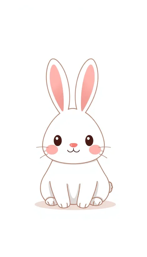 draw easy rabbit