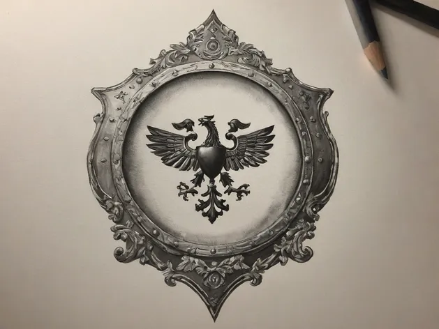 shield drawing