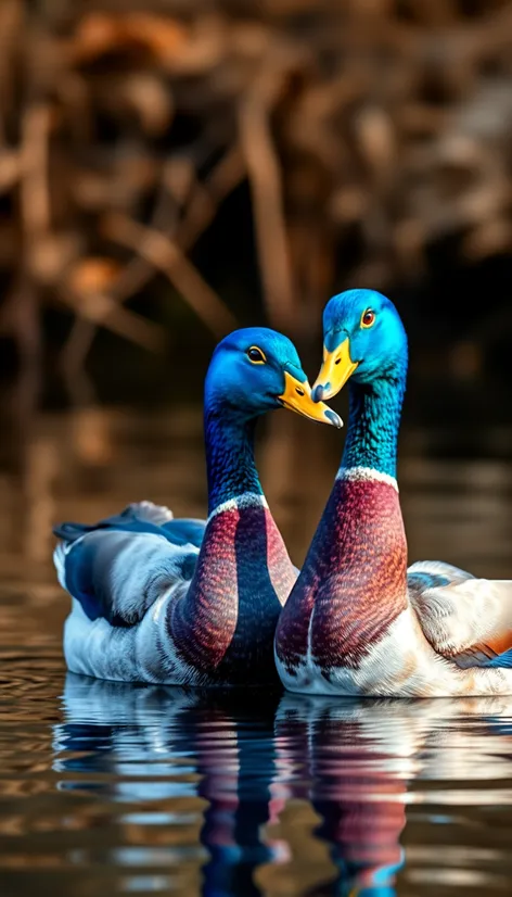 blue swedish ducks