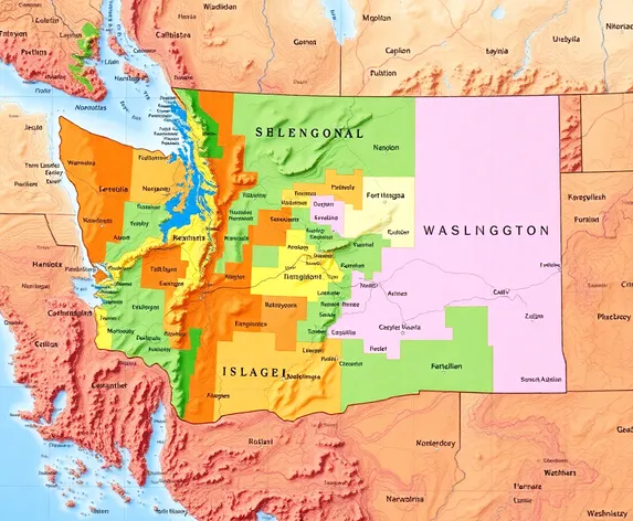 washington state counties map