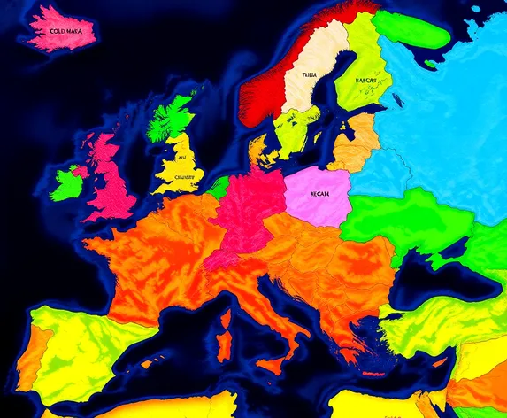 cold war europe map