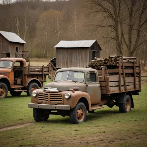 old farm trucks