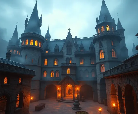 medieval fantasy castle art