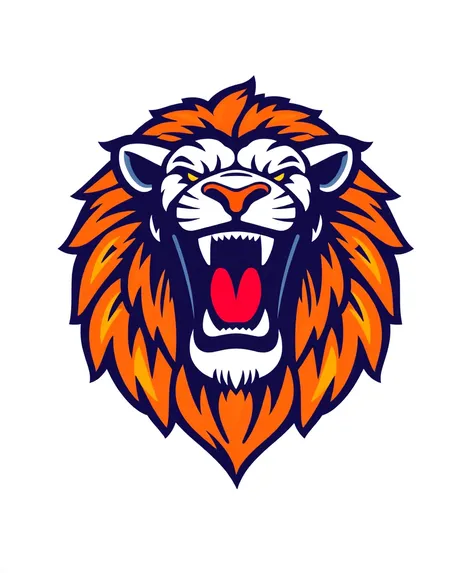 lion mascot logo