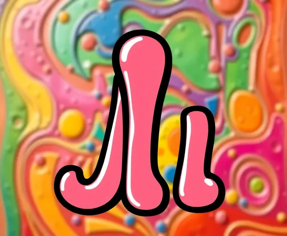 bubble letter j