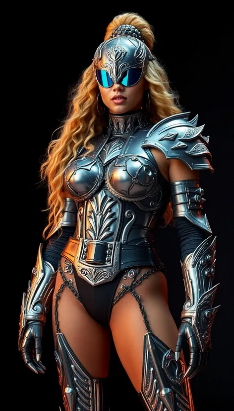 beyonce metal outfit