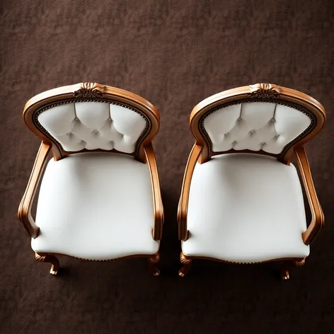 wedding chairs top view