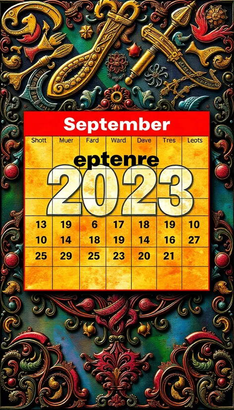 september 2023 calender