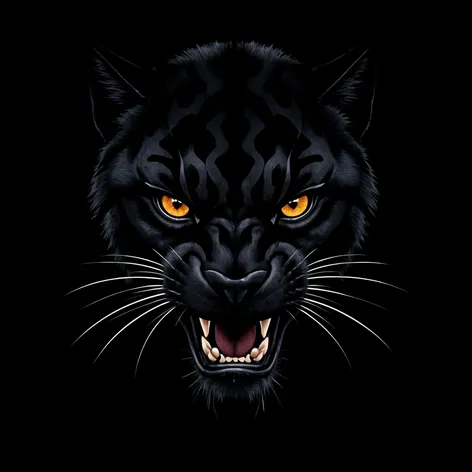 angry black panther