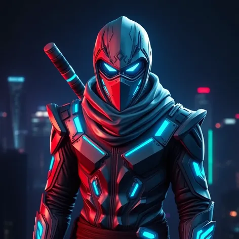 futuristic ninja armor