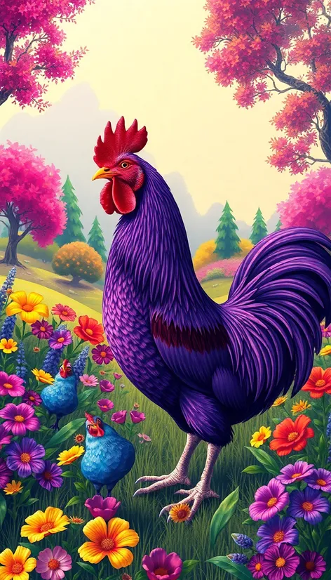 purple chicken