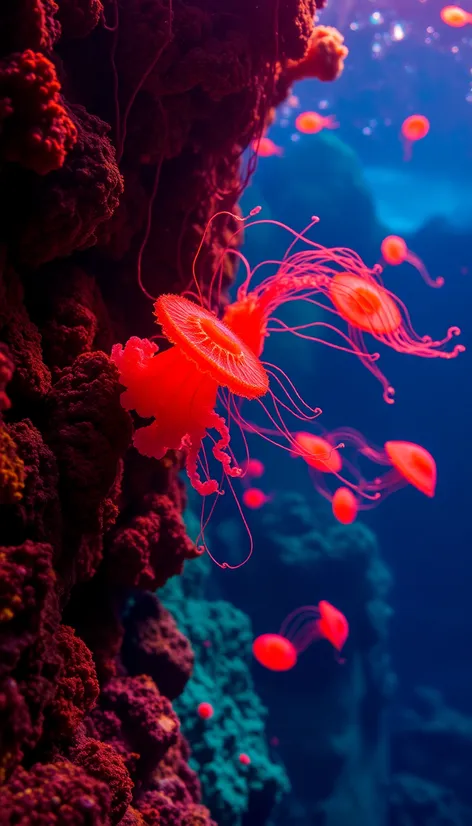 red jellyfish