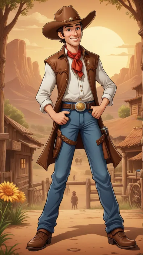 cartoon cowboy