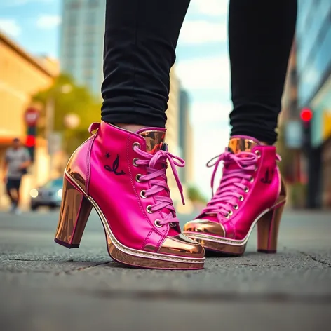 high heel sneakers