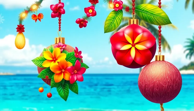 hawaiian christmas tree