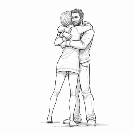 tight hug