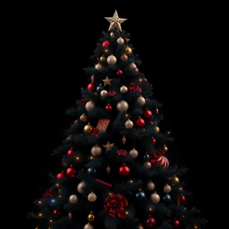 black christmas tree