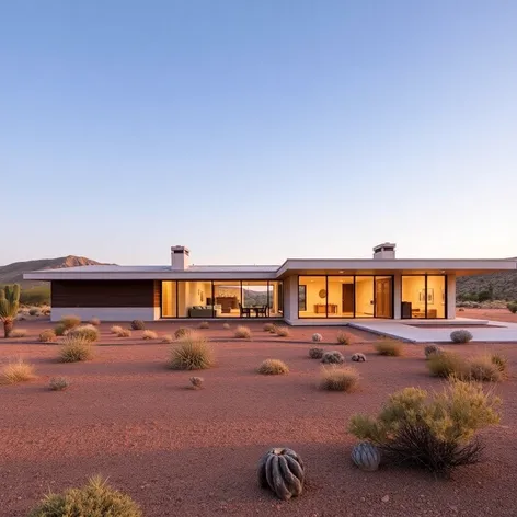 contemporary ranch house