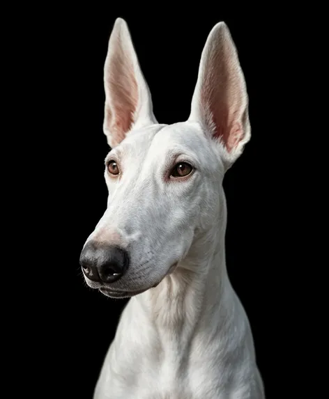 white doberman