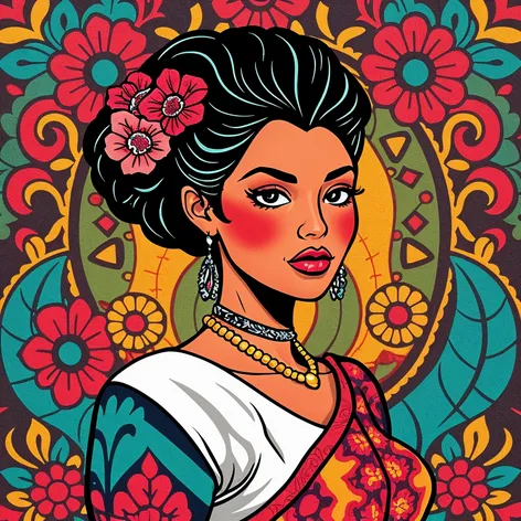 Chicano art girl