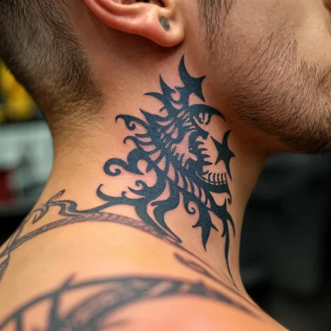 neck tattoos for men