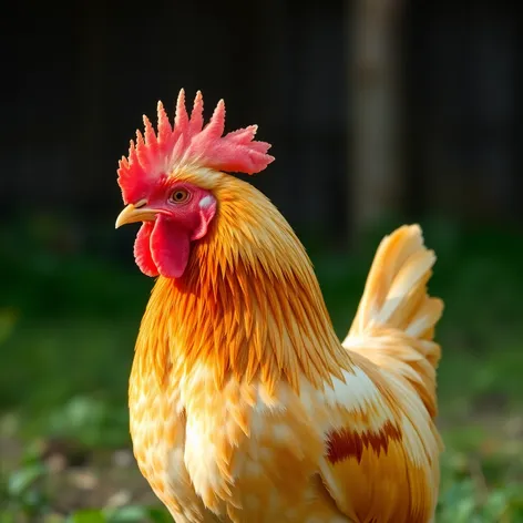 rooster buff orpington