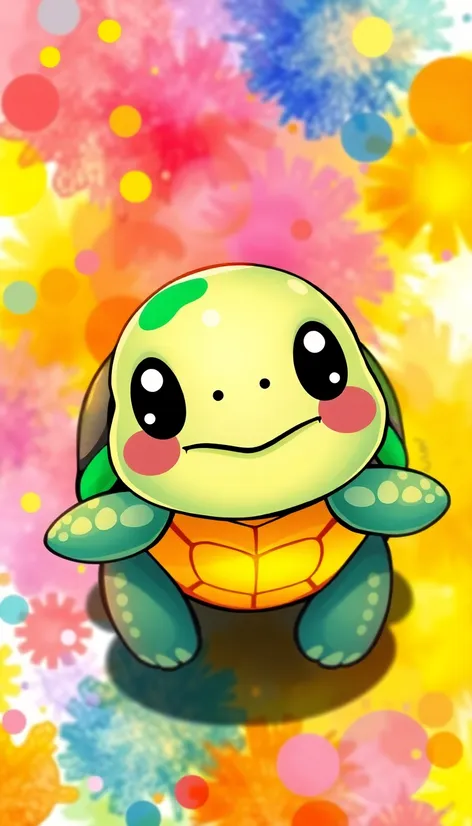 animated kawaii turtle