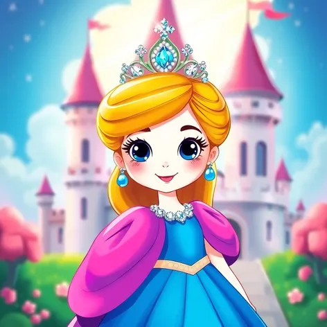 cartoon princess cartoon