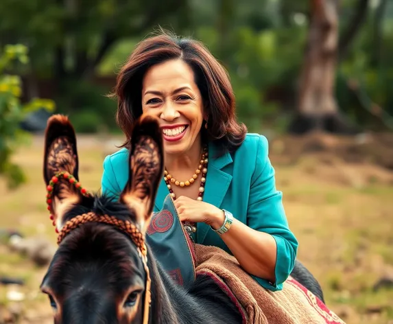 kamala harris donkey