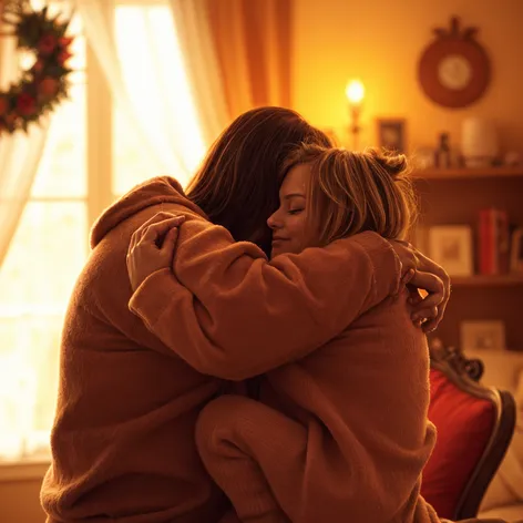 Hug scene