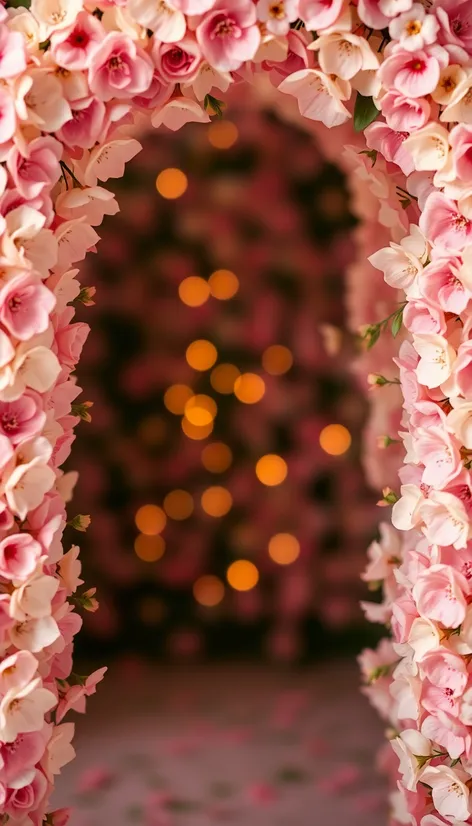 flower archway for wedding