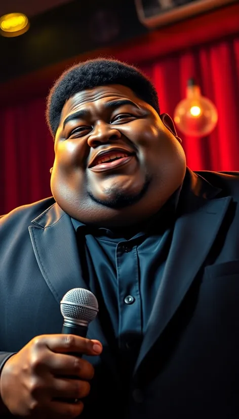 fat black comedian