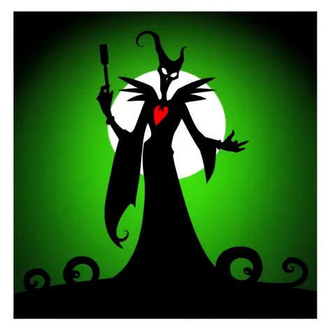 clipart disney villian silhouette