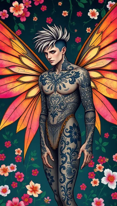 male fairy tattoos