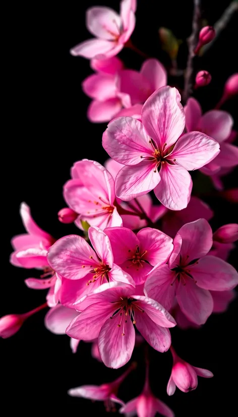 japanese cherry blossom black