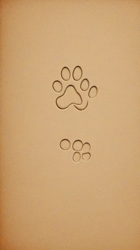 paw print outline