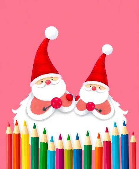 pencil santas