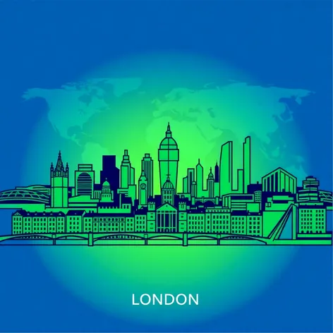 london on world map