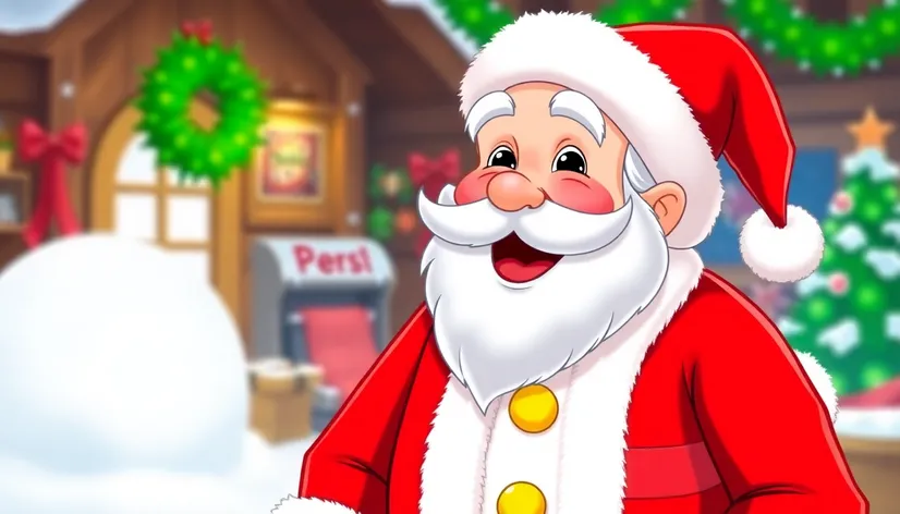 images santa claus cartoon