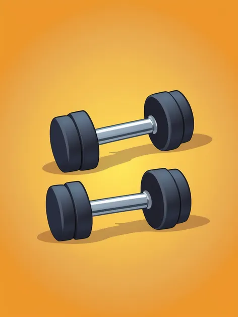 dumbbell cartoon