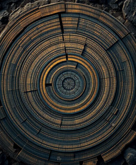 wood circles