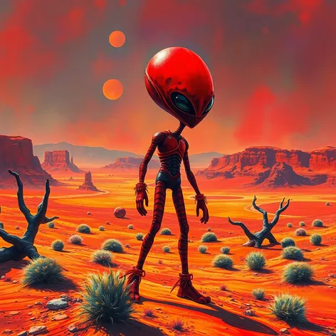 red martian