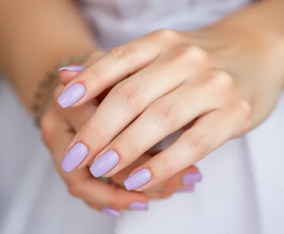 light purple nails