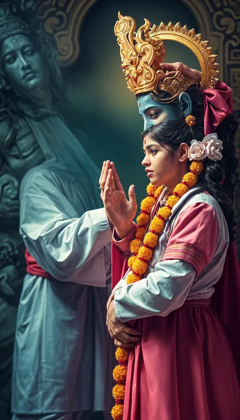 lord vishnu blessing a