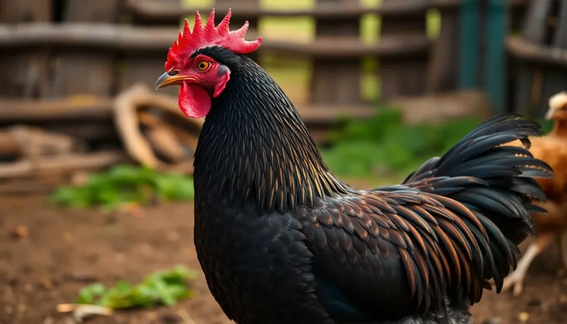 dark brahma chicken