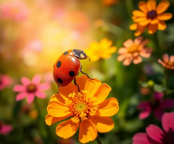 a ladybug background